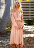 Boho Midi Dress Henna